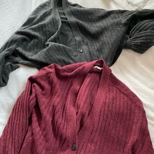 X2 XL American Eagle Crop Cardigan Sweaters